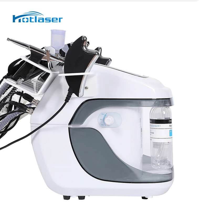 Portable hidrafacial 8 en 1 Facial Machine Skin Care Water Oxygen Peeling Small Bubble 8 in 1 facial hydra machine Facial Spa