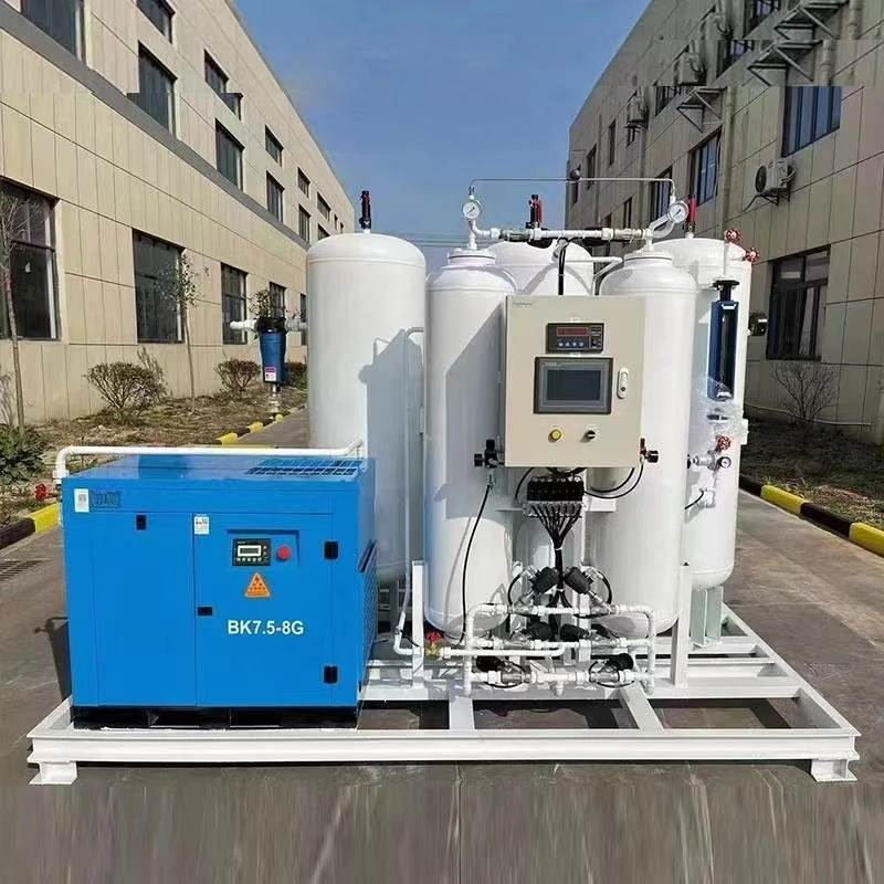 High Purity Air Separation Equipment 10-100Nm3/h Medical PSA Oxygen Production Plant for Cylinder Refilling