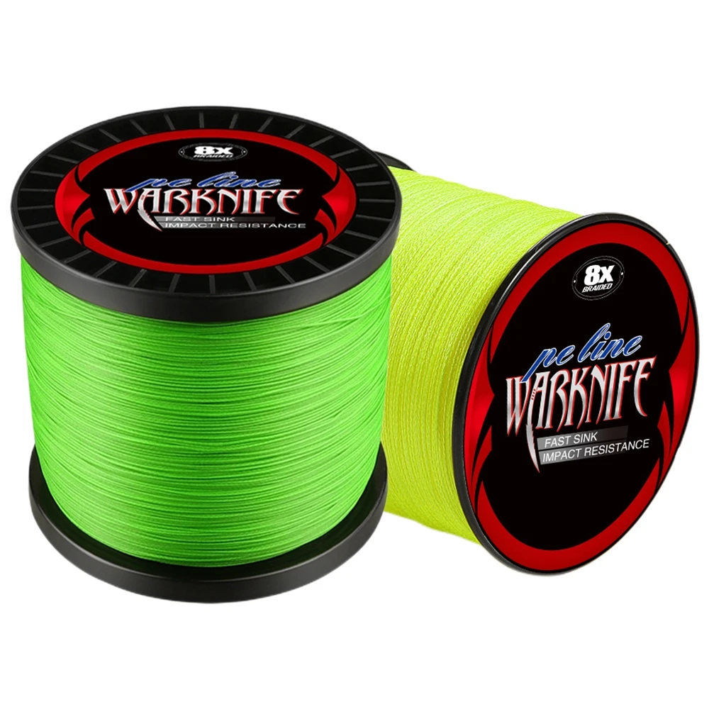 Fast Delivery 8 strands 500 mts PE braided fishing line 6-300LB carp fish line
