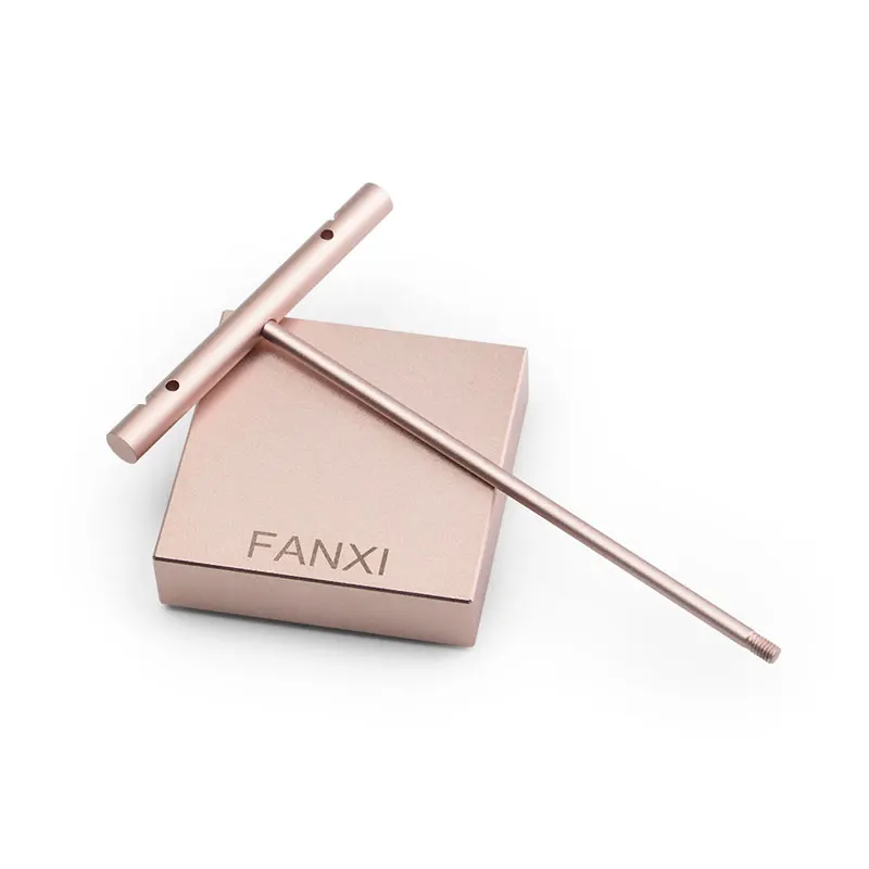 FANXI custom luxury metal  jewelry display stand rose gold and black for jewelry display stand showcase Metal earring holder