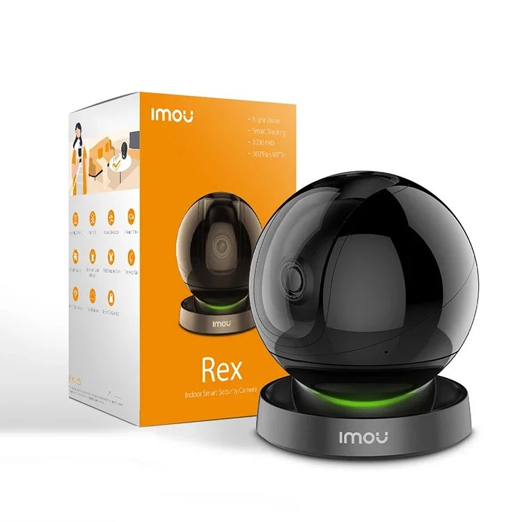 Dahua Imou Rex IPC-A26LP Wi-Fi панорамная и наклонная камера для обнаружения человеком двусторонний разговор Wi-Fi радионяня