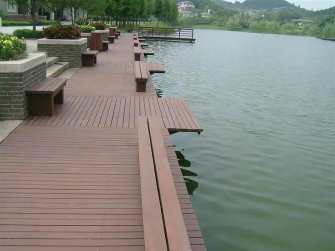 Made in China Wood plastic flooring wpc outdoor waterproof terrase deck