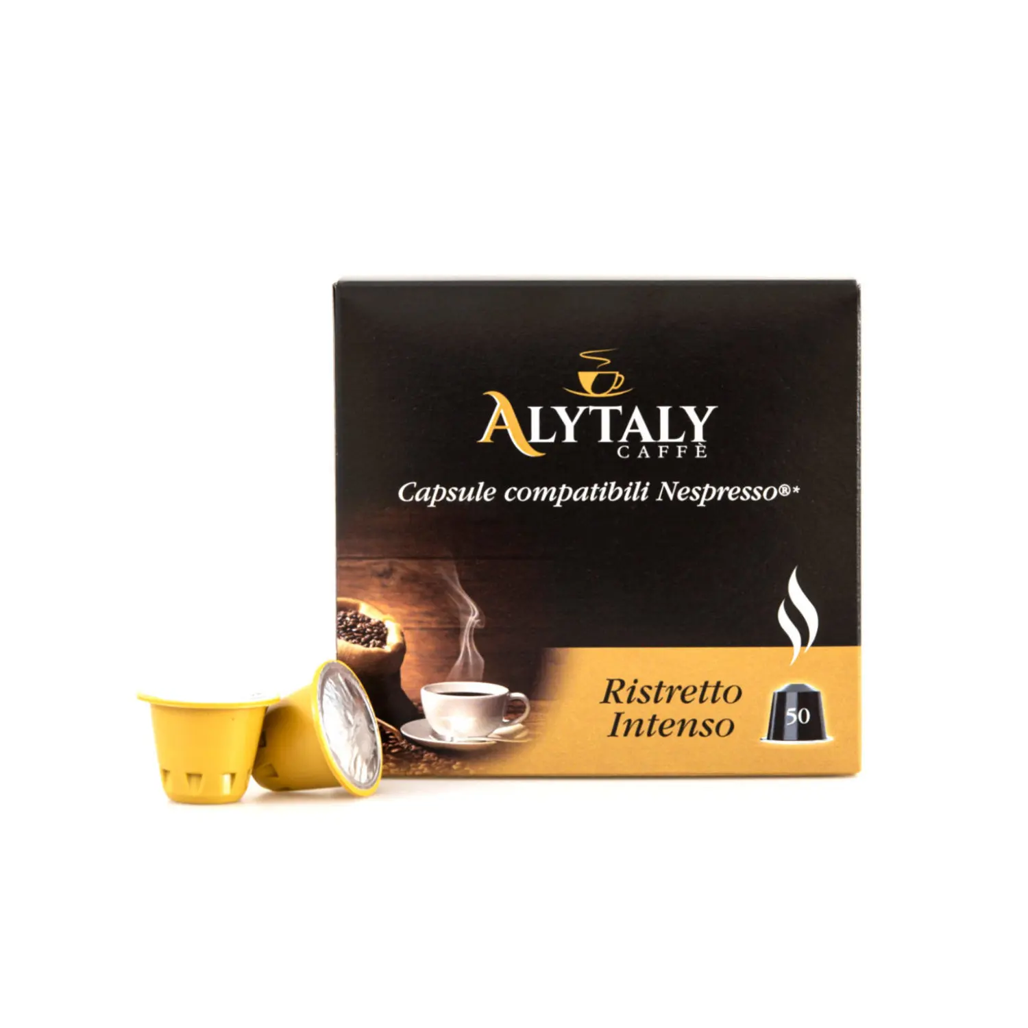 Premium Quality 100% Arabica South America - Coffee Capsules Nespresso Compatible BOX50 Ready for export