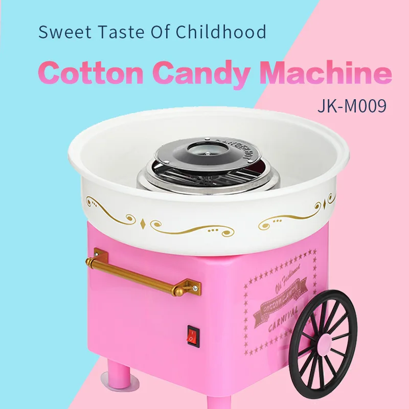  Sweet Automatic Electric Sugar Candy Floss Marshmallow Maker Cotton Machine For