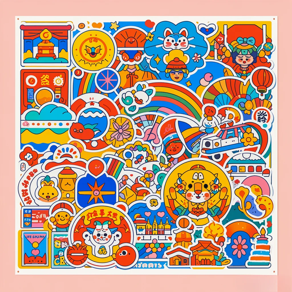 Animal Stickers For Children Girls Notebook Scrapbook Book Bottle Decorative Stickers Pack