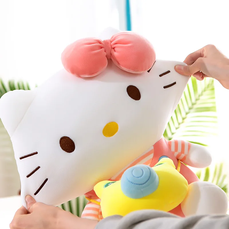 Wholesale Famous Cartoon Character Soft Toys Anime Doll Stuffed Hello Cat Kitty Plush Toys Kids Gifts