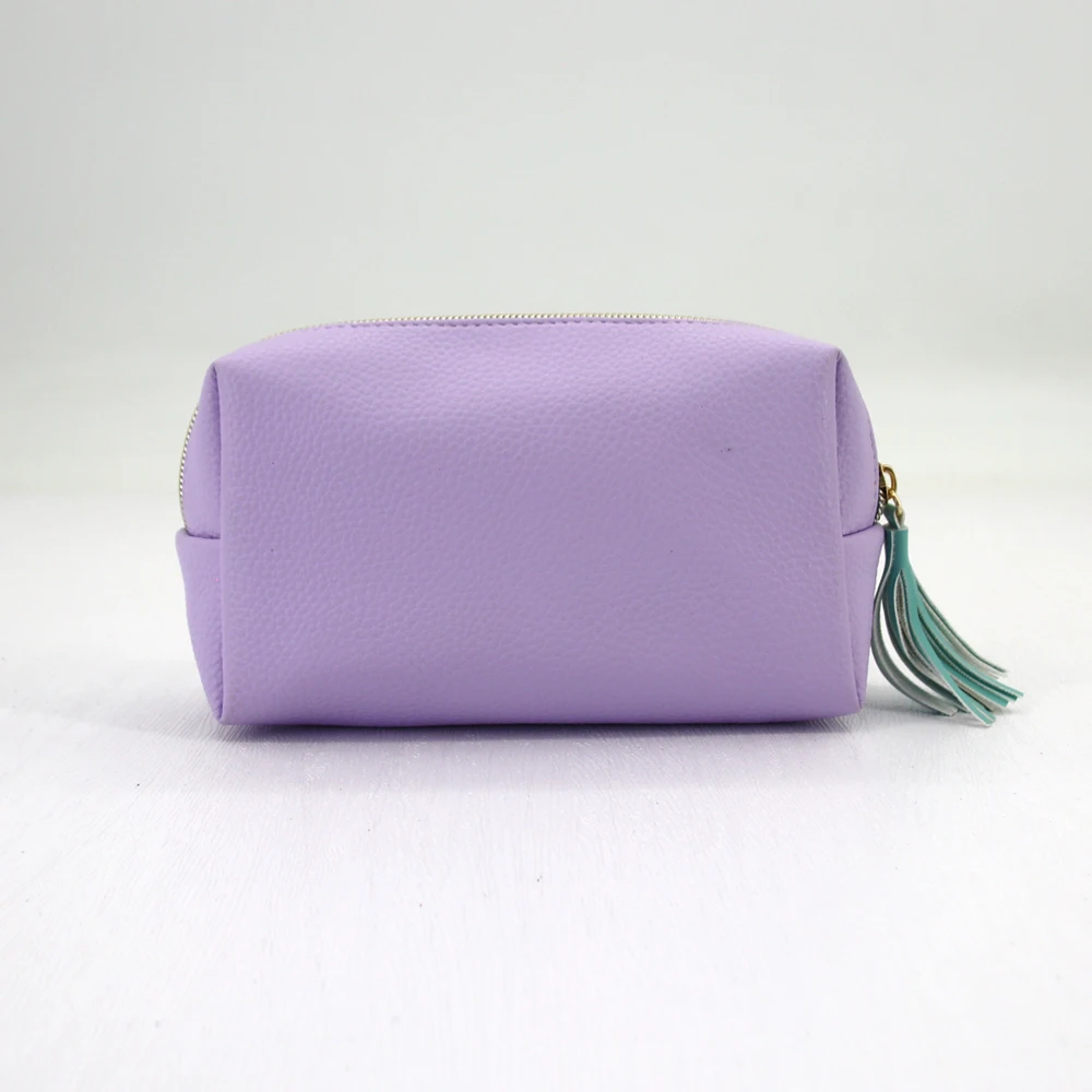 Wholesale fashion vergan leather wallet custom pu unisex small coin purse with zipper