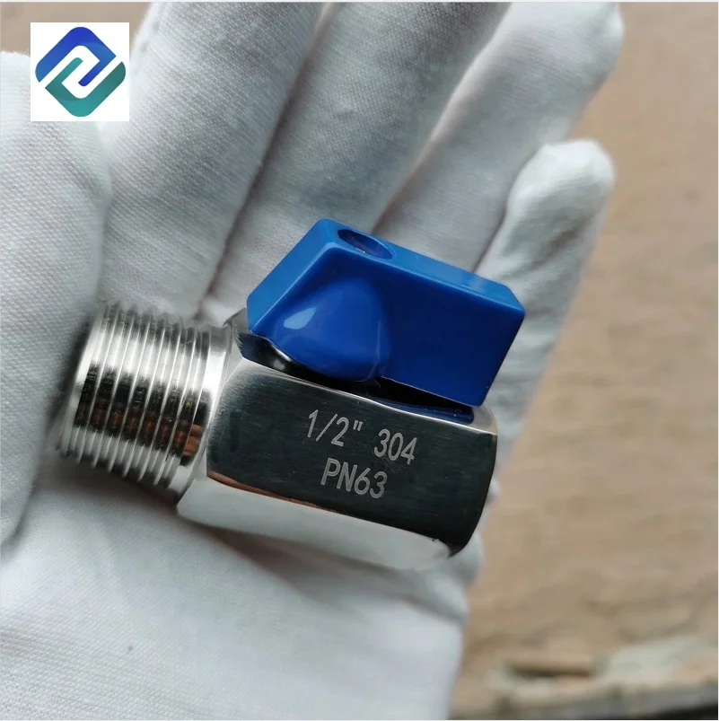 Ball valve ss316 thread end ptfe ball valve pn25 dn 25 manufacture