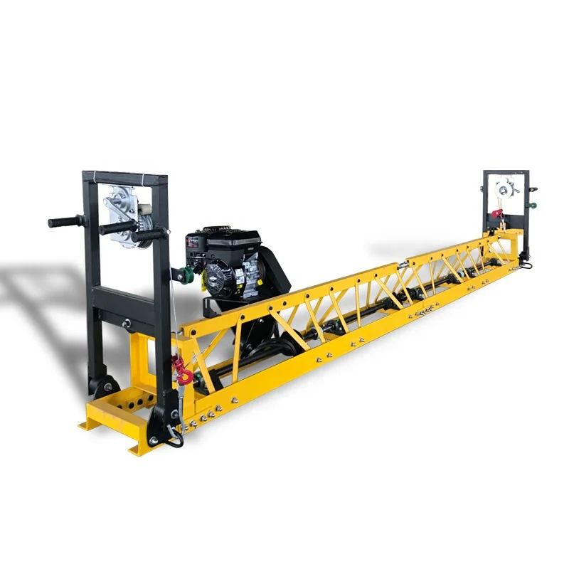 Gasoline Engine Concrete Floor Leveling Machine Vibrating Concrete Screed Machine