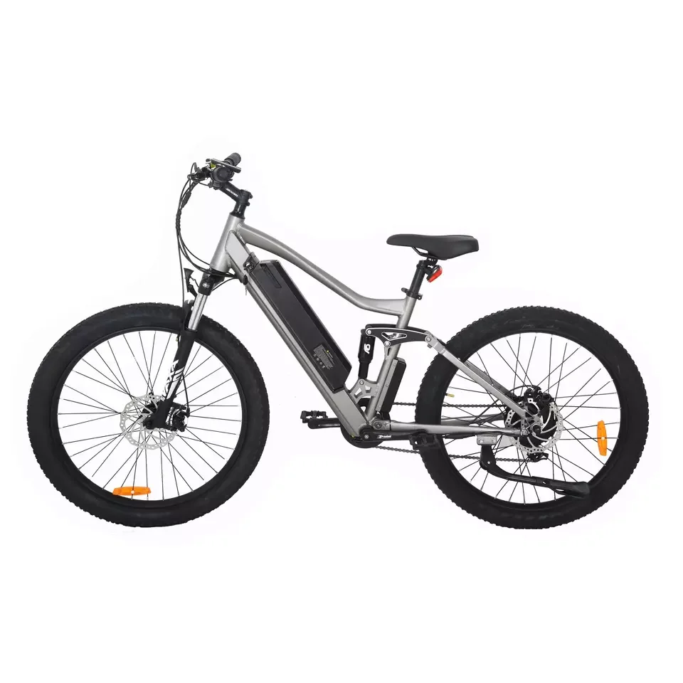 ANLOCHI  Good quality 48V 750W 27.5inch full suspension electric mountain bike bafang ebike for adult