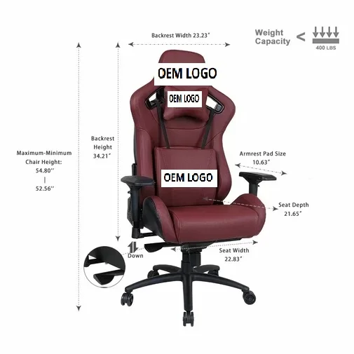 Бесплатный образец, Эргономичный игровой компьютерный стул для геймеров и офиса