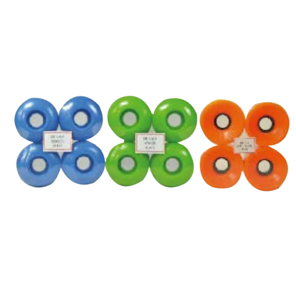high quality High rebound color skateboard wheels in size 50-59 mm skateboard wheels