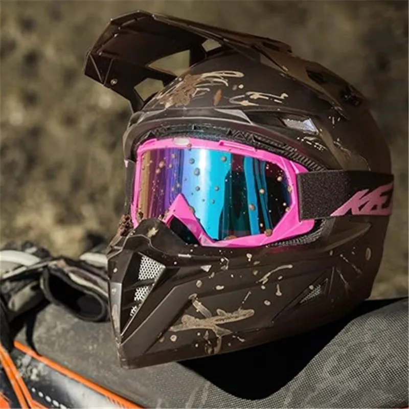 60 Colors Motorcycle Helmet Goggles ATV Motocross Riding Cycling Sunglasses Windproof Anti Sand Off-road Universal Glasses