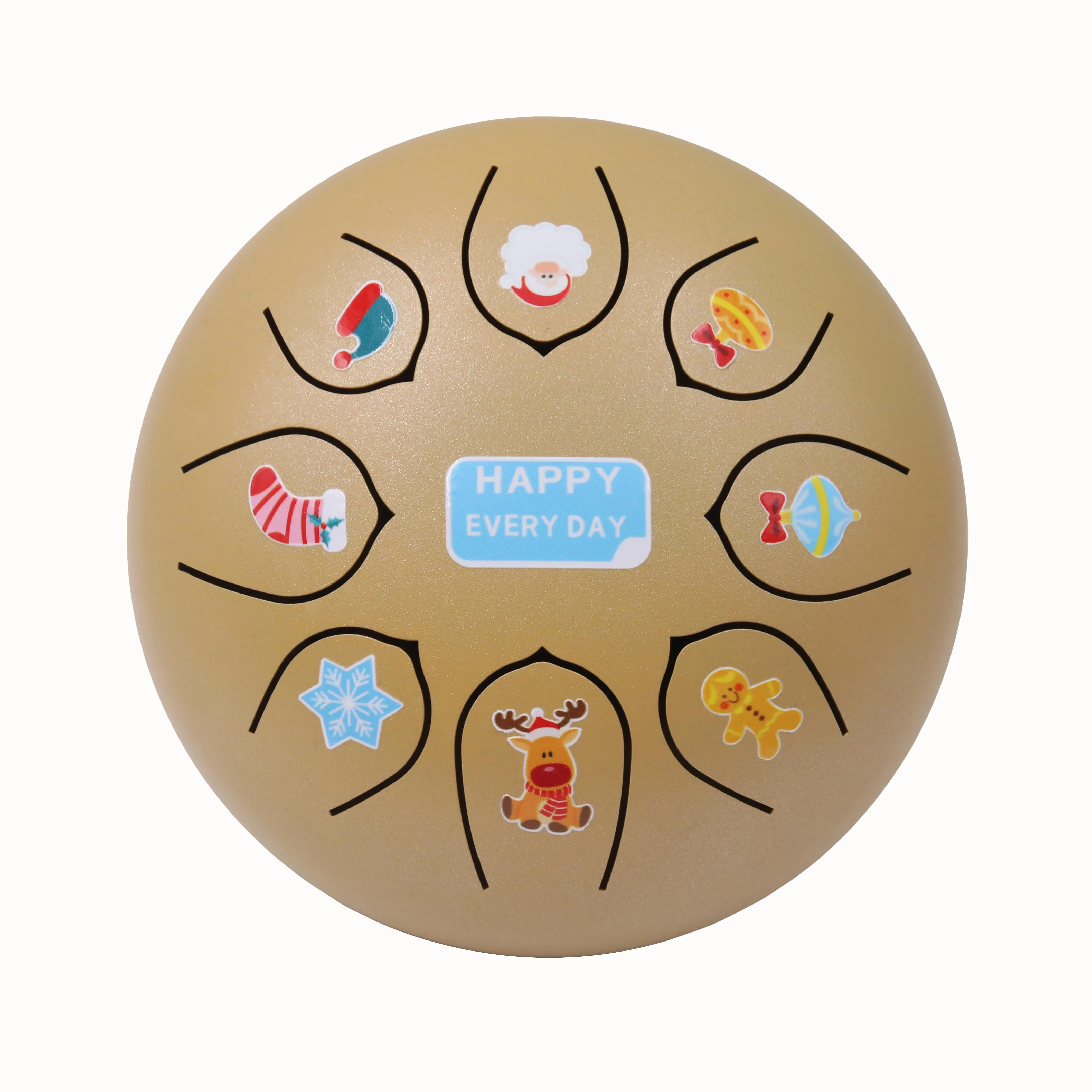 PASS CE&EN71 test  Music therapy pink printing 8 inches 11 tongues hank drum Steel tongue drum