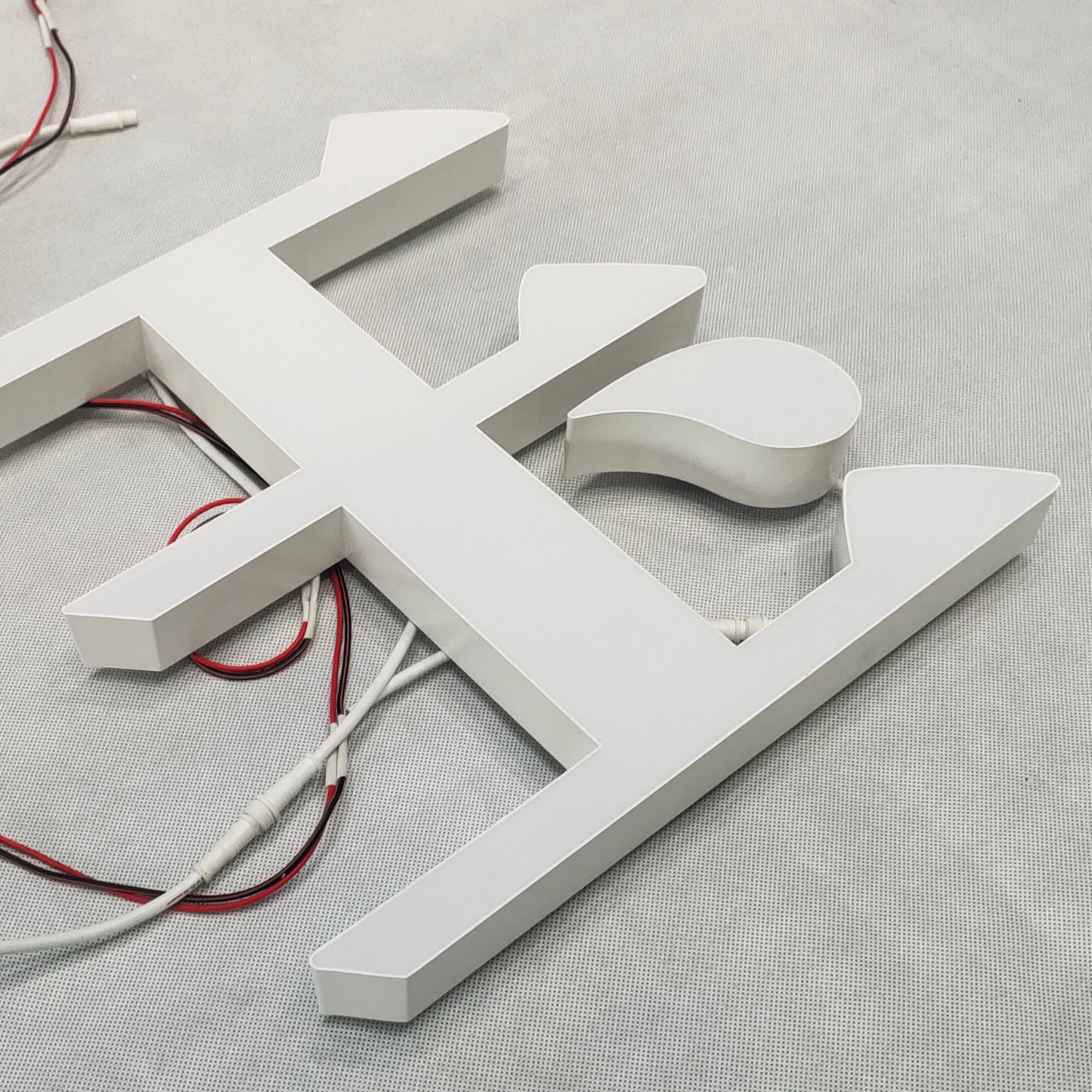 advertising for mattress mini letters led sample
