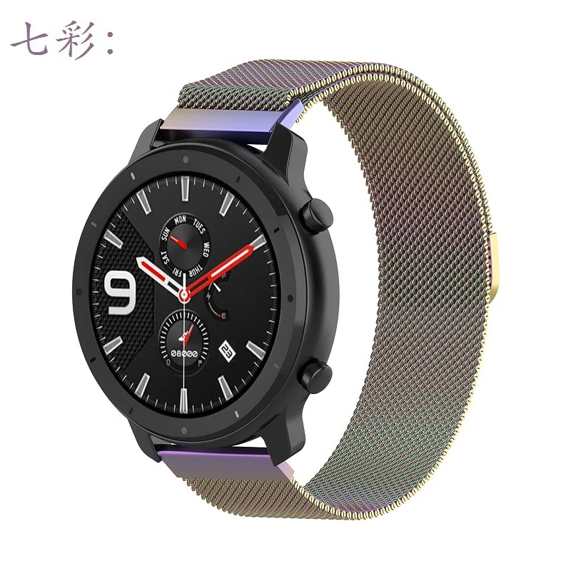 Qiman Milanese Wrist Straps Band For Xiaomi Huami Amazfit Pace Stratos 2 2S Smart Watch Band