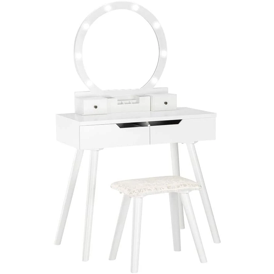 European american modern design wooden antique furniture dresser or dressing table mirrored vanity dressers