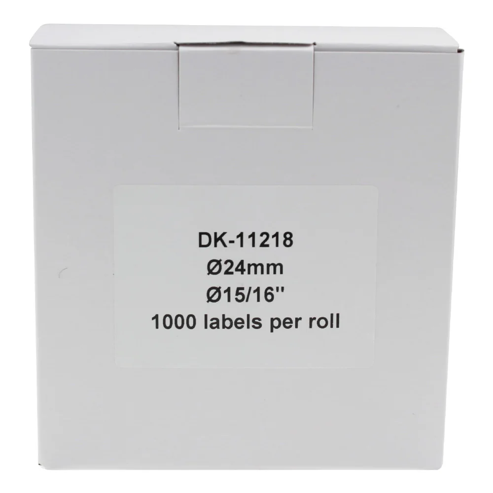 For Brother Compatible Label DK 11218  Brother Labels Thermal Labels 24mm Competitive Price Round White