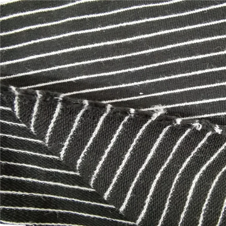 Stretch Organic Cotton Terry Knitting Fabric Organic Cotton Elastane Loop Terry Knitted Cotton Fabric
