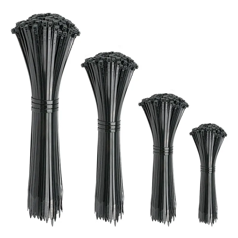 100 Pieces/bags Economical Custom 2.5x100 Color Zip Self Locking Nylon Heat Resistant Zip Ties