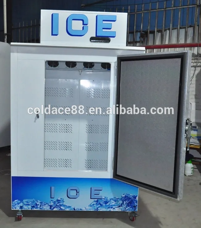 Gas Station Ice Storage Bin 750 Ice Bagged with Painted Color Steel