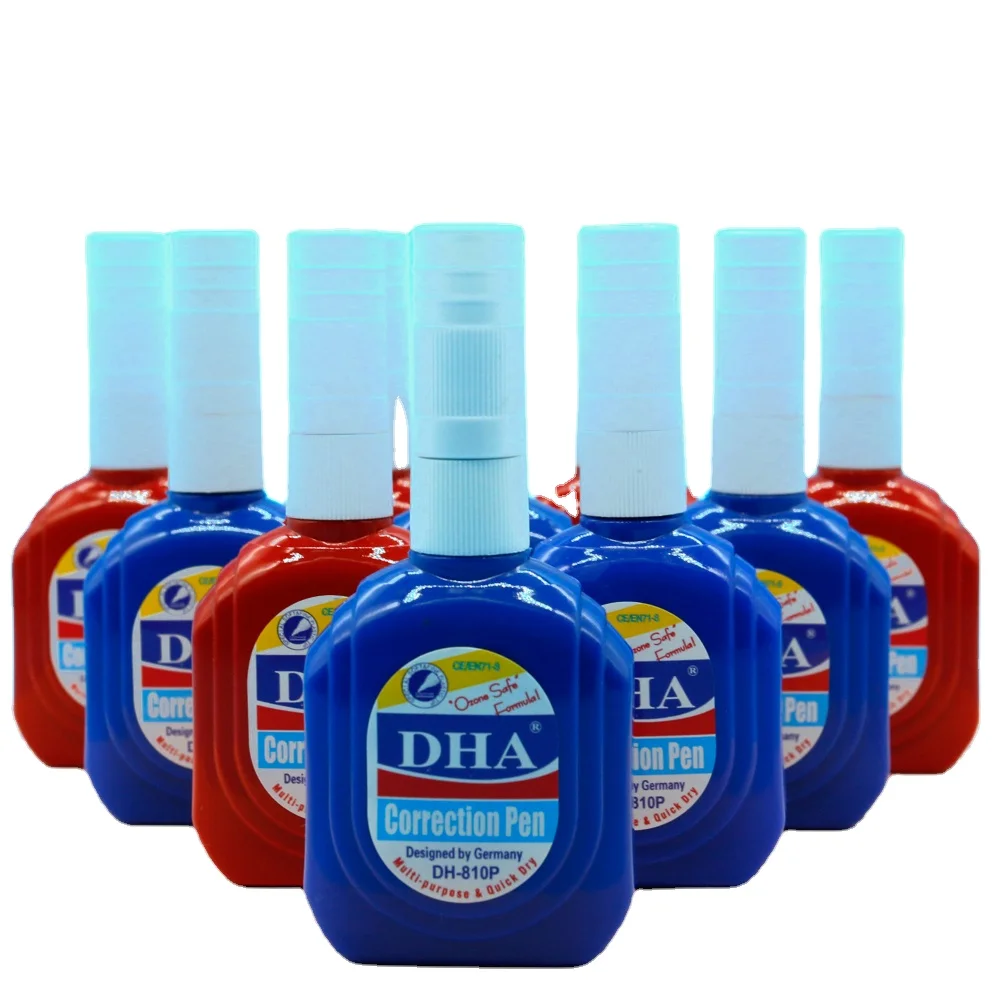 Канцелярские товары для студентов экологически чистая и безопасная гигиеническая корректирующая жидкость с металлическим наконечником быстросохнущая ручка