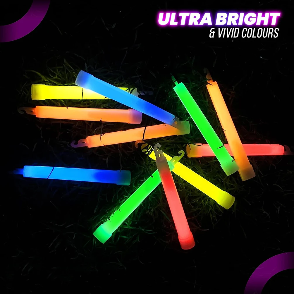 Pink Color Birthday Party Supplies 6' Light Sticks for Camping Diving Emergency 6 Inch Chem Glow Sticks