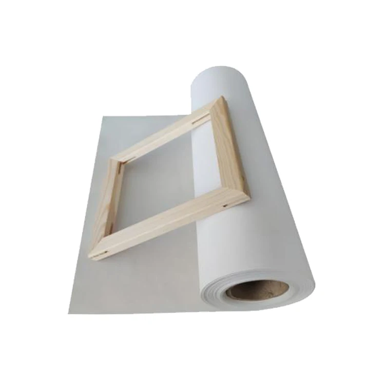 Pigment Matte 100% cotton Inkjet printed blank stretched canvas roll