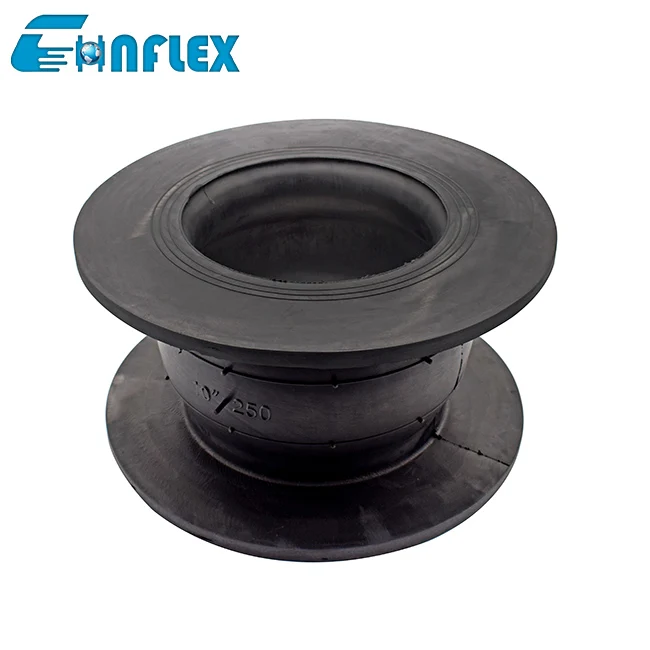 Wide Open Arch Single Sphere Rubber Expansion Joint DN32-DN3000