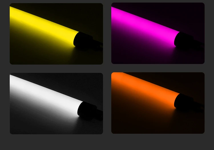 3D DMX RGB Tube Light LED RGB RGBW digital Pixel led tube light stage event decoration 360 degree tube ceiling lighting