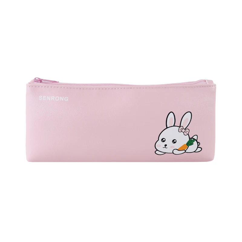 Pencil Bag Pen Case Felt Students Stationery Pouch Zipper Bag for Pens
