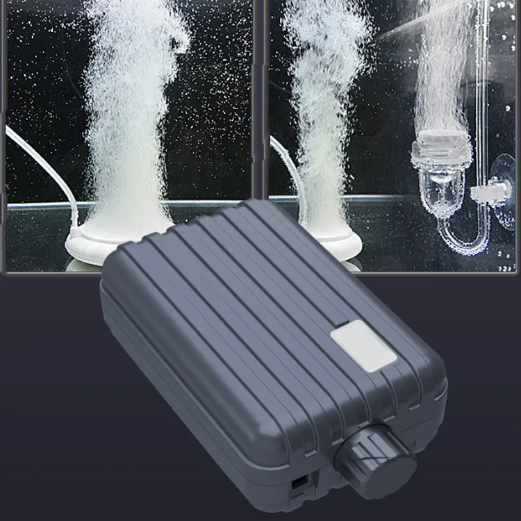 Relaxlines Wholesale Portable Electrical Plastic Adjustable Fish Tank Air Pump Aquarium Accessories Oxygen Pump