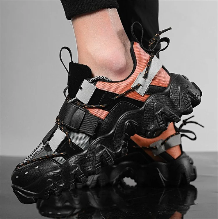 Oem Supplier Chunky Fashion Sneakers Walking Running Shoes Men Sport