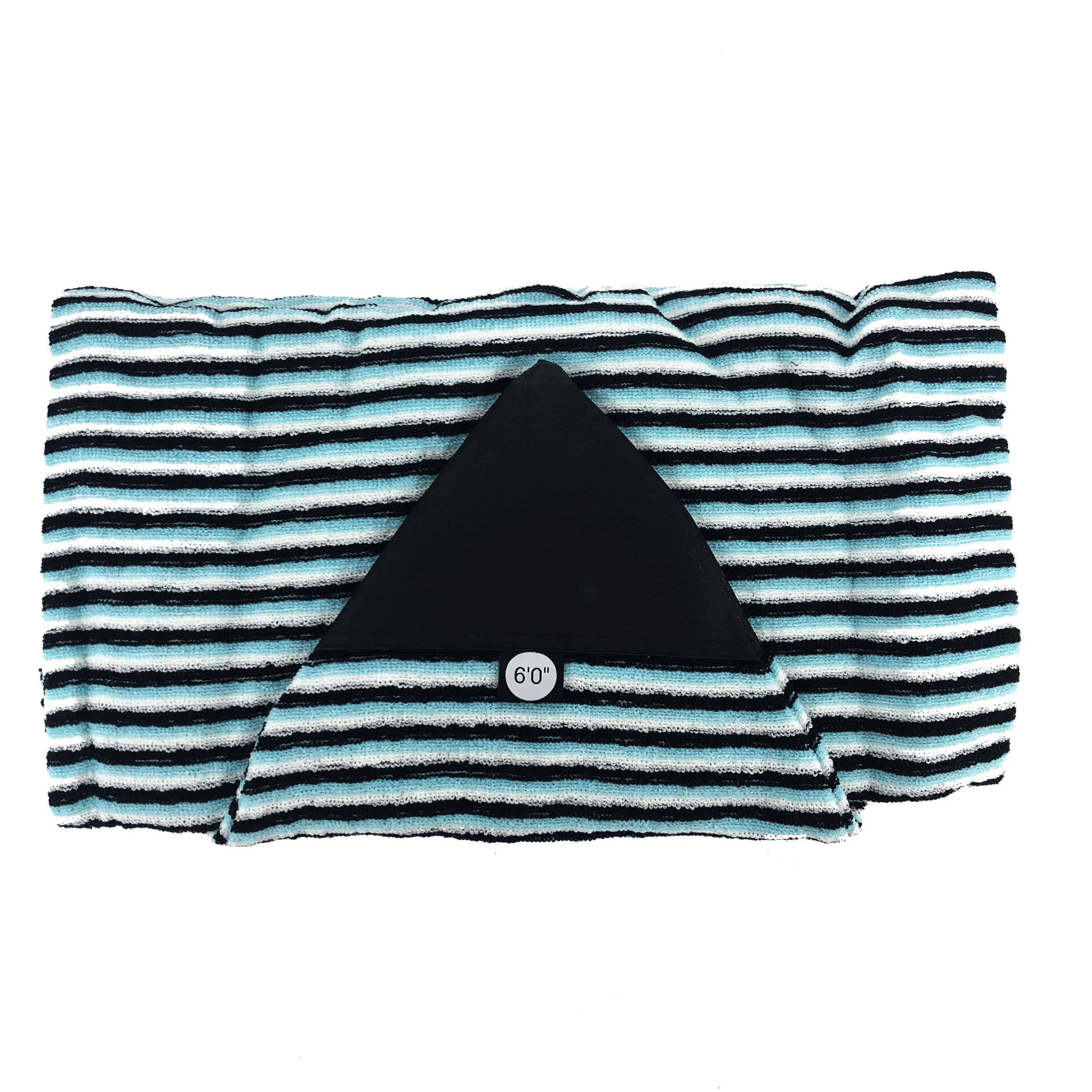 High Quality Ready to Ship Oem Customized Size Durable Stretch Polyester Terry Fabric Surfboard Bodyboard Sock Cover