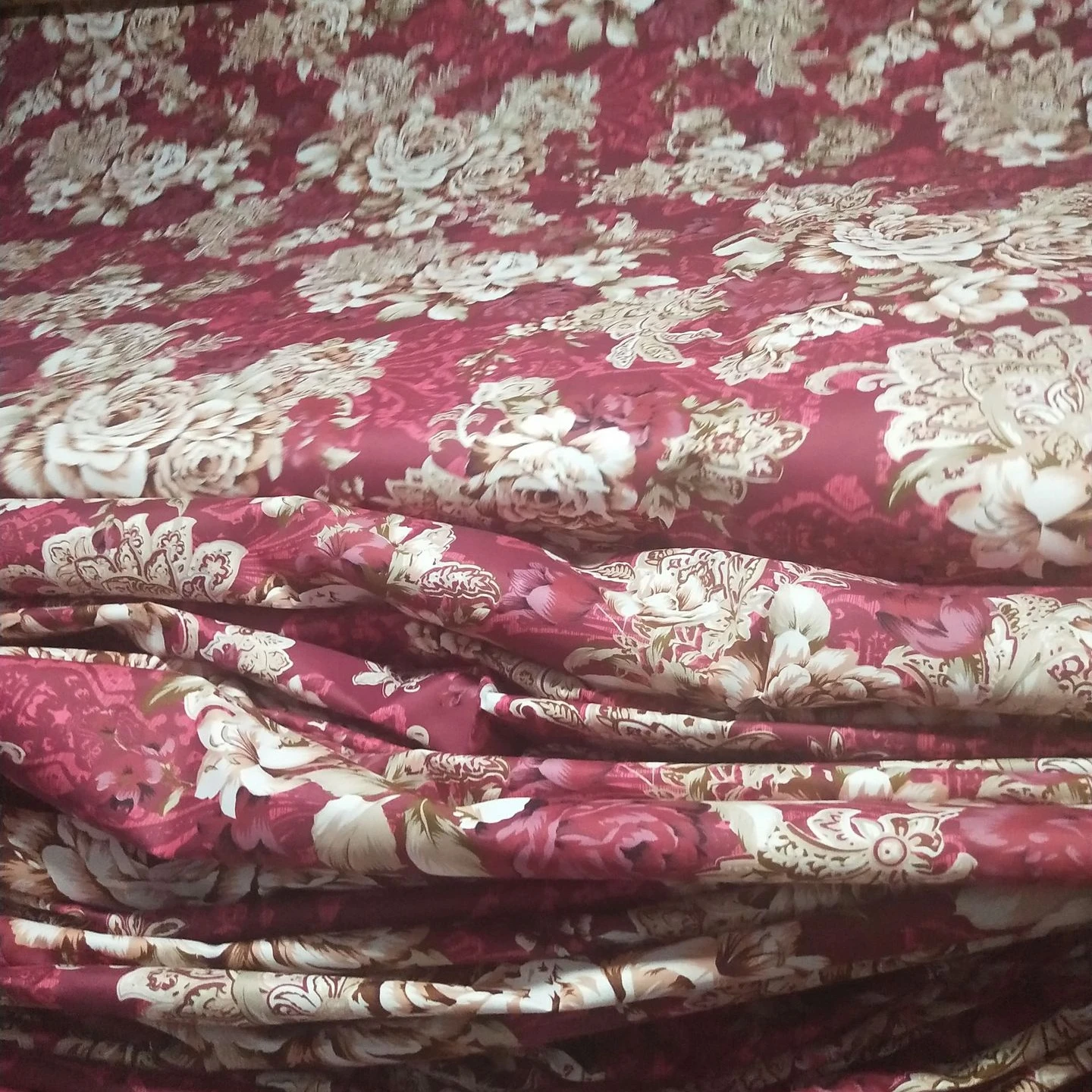 Factory Direct Sale Peach Skin 100% Polyester Microfiber Printed Fabric Printed