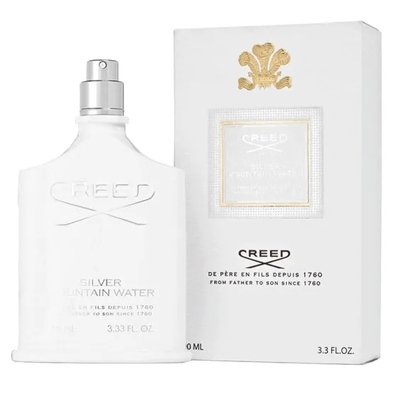 Creed Perfume Creed Silver Mountain Water 100mL Eau De Parfum for unisex Long lasting fragrance perfume