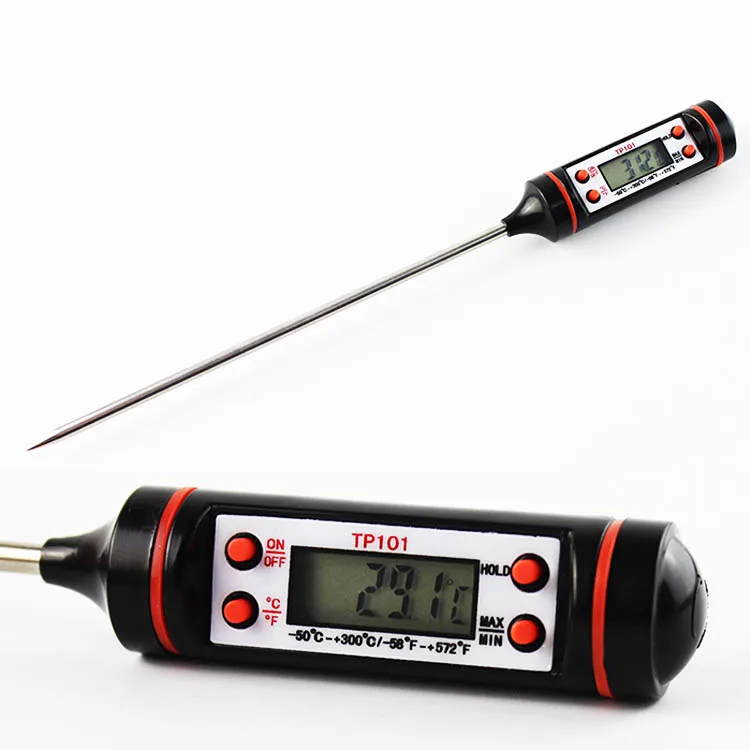 Temperature Sensor Mini Portable Household Cooking Meat Milk Digital BBQ Thermometer TP101