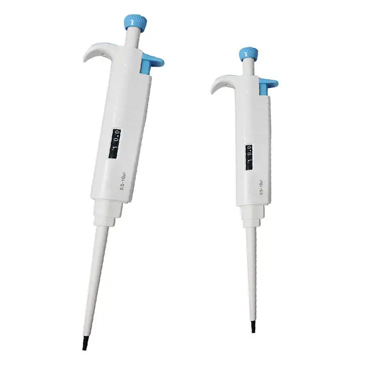 MPP Factory Sale Adjustable Single Channel Plastic Micro Automatic Laboratory Pipette