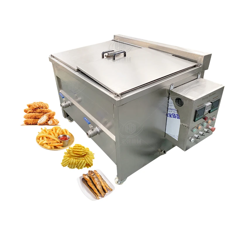 Freidora Industrial Frutos Secos French Fries Machine Freidora Electric Dos Cubas