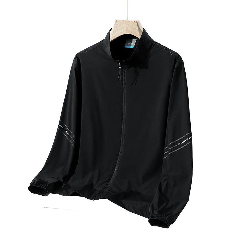 Unisex Lightweight Sunblock Coat UPF 50+ Running Sun Protect Long Sleeve Jacket Hiking Sport Jacket With Hooded