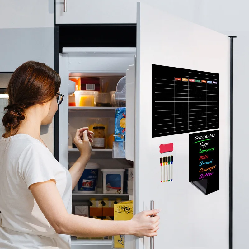 Factory Wholesale Soft Magnetic Customized High-Definition Printing Magnetic Fridge Stickers With Markers