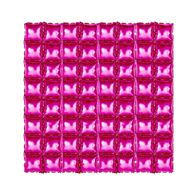 Wholesale Double Row Square Shape Foil Balloon Party Decorations Foil Wall Backdrop Curtain balloon