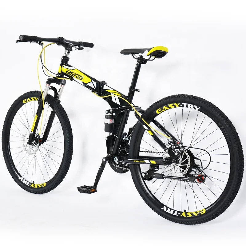 26 inch 21 speed good quality folding bike adults mountain bike suspension foldable bicycle