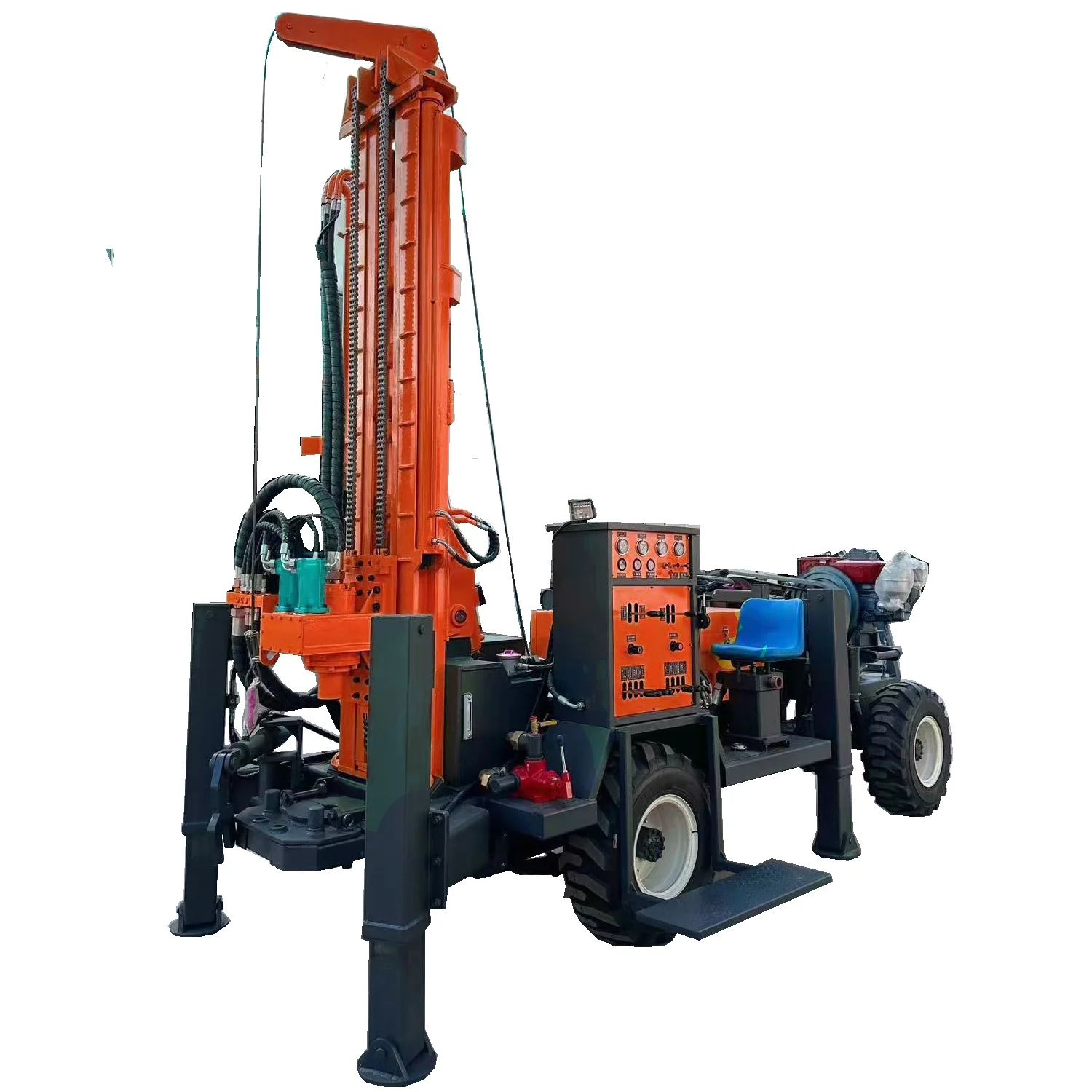 Kaishan 200m 300m 600m Truck Mounted Water Well Drilling Rig Machine Price With 3 Years Warranty