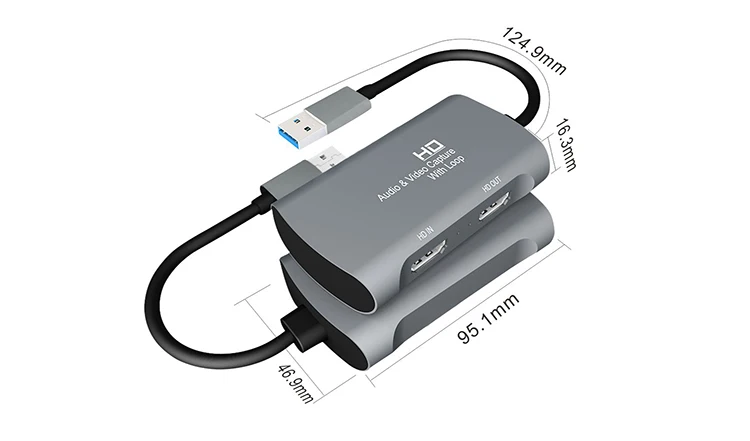 Поддержка VLC OBS AMCAP 1080P 4K HD MI к USB 2 0 коробка для прямой трансляции игр несколько карт захвата видео с