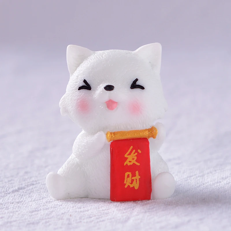Миниатюрные декоративные фигурки из смолы для кошек