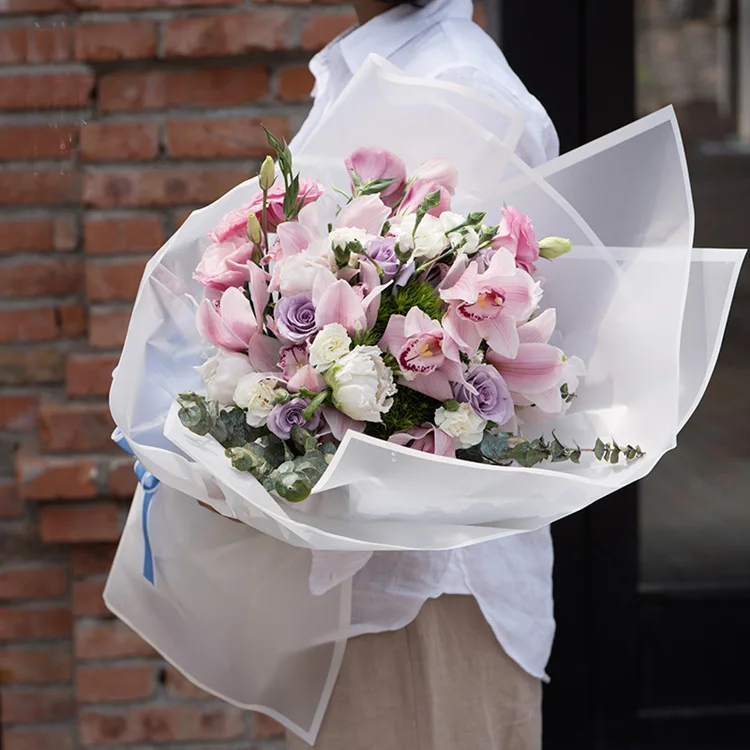 Manufacturers colored waterproof mist paper flower packaging paper