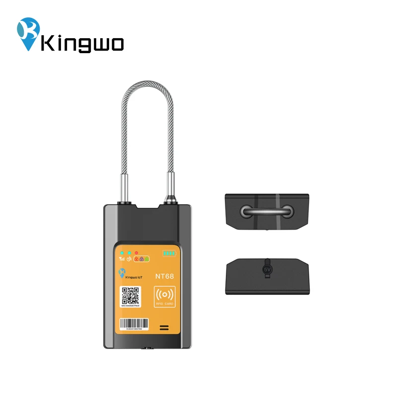 Asset Lock Tracker with GEO Fence: NT68E 4G Logistic Lock for Secure Container Monitoring & Management