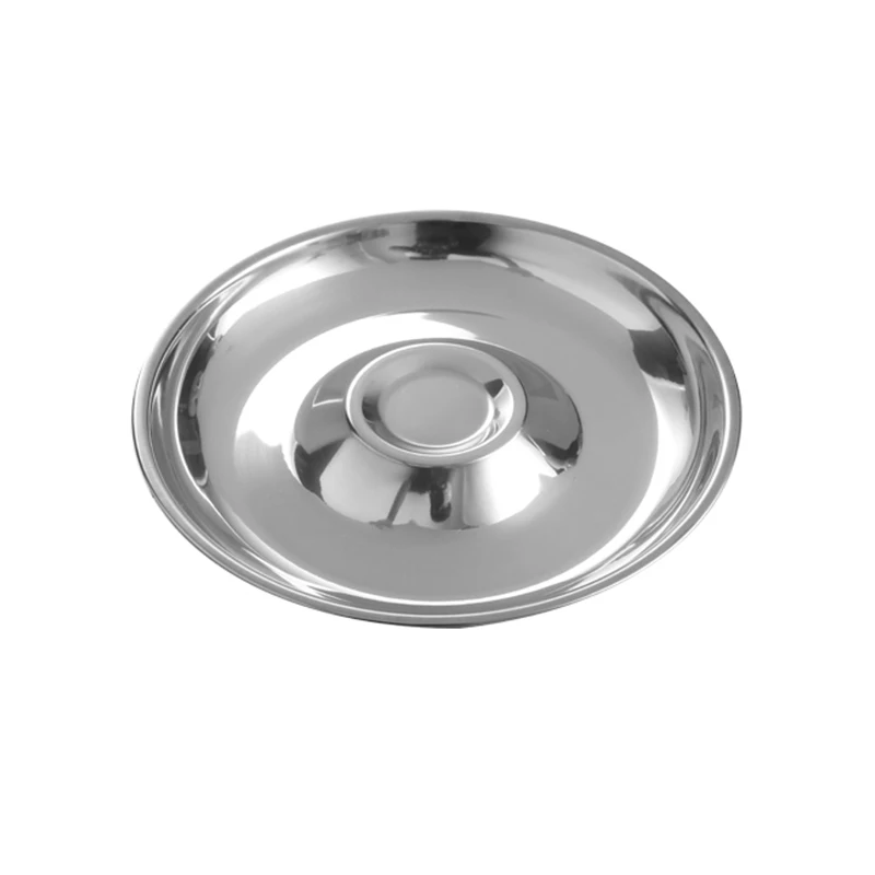 Restaurant Hotel Chips French Fries Food Buffet Serving Plates Stainless Steel Sauce Dish