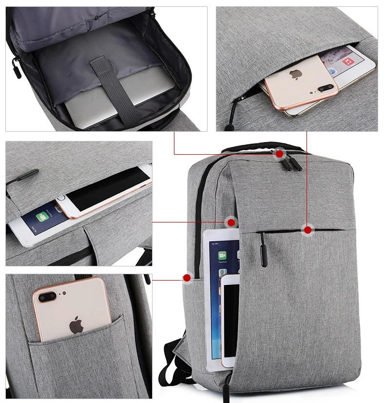 custom logo other backpacks large capacity waterproof university laptop backpacks bags packs with USB port